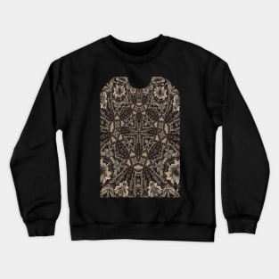 retro kaleidoscope mandala Crewneck Sweatshirt